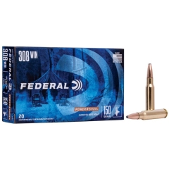 Federal Power-Shok Rifle 308 Win 150 Grain - 20 Rounds