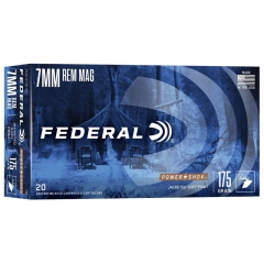 Federal Power-Shok Rifle 7mm Rem Mag 175 Grain - 20 Rounds