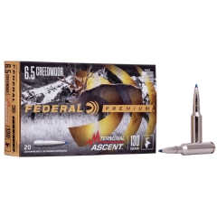 Federal Premium 6.5 Creedmoor 130gr Terminal Ascent - 20 Rounds