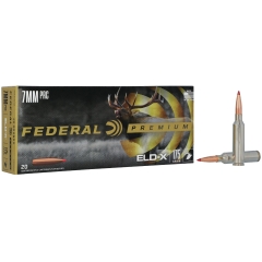 Federal Premium 7mm PRC 175 Grain Hornady ELD-X - 20 Rounds