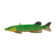 Wabana Spearing Decoy - Fire Tiger Green Pike Large