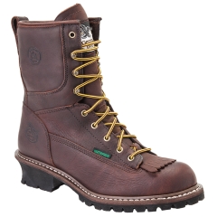 Georgia 8" Logger Waterproof Soft Toe Work Boot