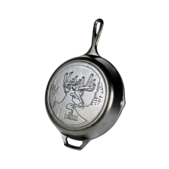 Lodge Wildlife Series 10.25" Cast Iron Deer Skillet