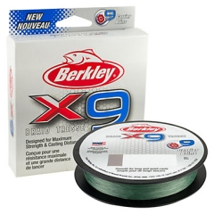 Berkley X9 Braid Low Visibility Green 10LB 164YD Fishing Line