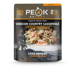 Peak Refuel Premium Freeze Dried Chad Mendes Venison Country Casserole