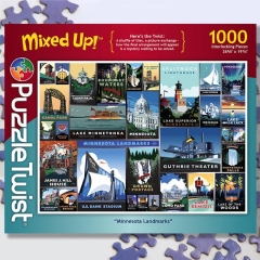 Puzzle Twist Minnesota Landmarks 1000 Piece Puzzle