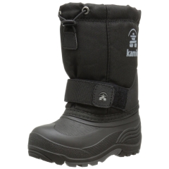 Kamik Childs Rocket 8mm Insulated Winter Boot-Black-2