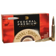 Federal Vital-Shok 270 Winchester 140 Grain Bonded Tip - 20 rounds