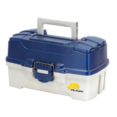 Plano Two-Tray Tackle Box - Blue/White