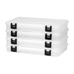 Plano 3700 StowAway Clear Tackle Box - 4 Pack