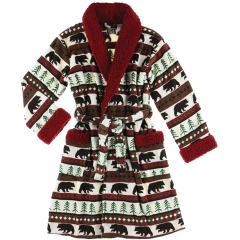 Lazy One Bear Fair Isle Adult Robe