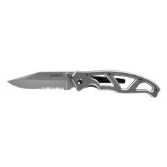 Gerber Paraframe I Serrated Folding Knife - Stainless