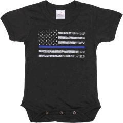 Rothco Infant Thin Blue Line One-Piece - 3-6 Month