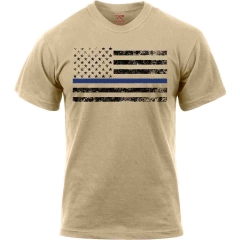 Rothco Thin Blue Line T-Shirt - Large