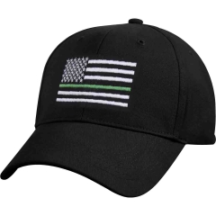 Rothco Thin Green Line Flag Low Pro Cap