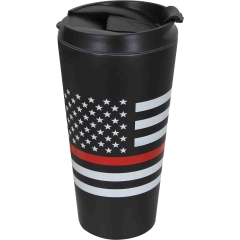 Rothco Thin Red Line Flag Travel Mug