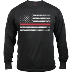 Rothco Thin Red Line Long Sleeve Shirt