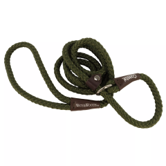 Water & Woods 6' Braided Rope Dog Slip Leash - Green