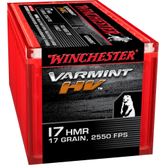 Winchester Varmint HV 17 HMR 17gr V-Max - 50 Rounds