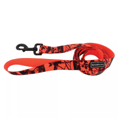 Water & Woods Blaze  6' Patterned Dog Leash - Orange Tree