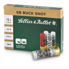 Sellier & Bellot 12 Ga 2 3/4" LE Rubber Buckshot