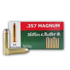 Sellier & Bellot 357 Magnum 158 grain Soft Point (box of 50)