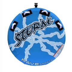 Rave Water Sports Storm 2 Rider Round Towable Tube