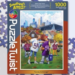 Puzzle Twist Sunday Scrimmage 1000 Piece Puzzle