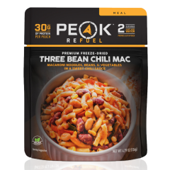 Peak Refuel Premium Freeze Dried Three Bean Chili Mac