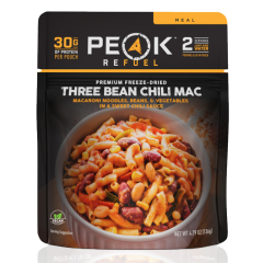 Peak Refuel Premium Freeze Dried Three Bean Chili Mac