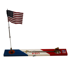 Beaver Dam American Flag Premium Wood Tip-Up