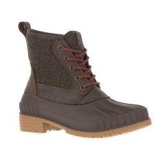 Kamik Women's Sienna Mid Winter Boots-Dark Brown-8