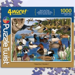 Puzzle Twist Waterfowl Wonder 1000 Piece Puzzle