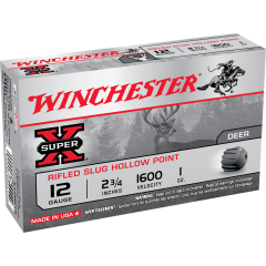 Winchester Super-X 12 Ga 2 3/4" 1oz Rifled Slug - 5 Rounds