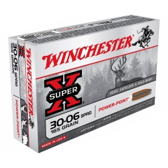 Winchester Super-X 30-06 Springfield 165 Grain PSP - 20 Rounds