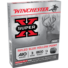 Winchester Super-X 410 3" 1/4oz Rifled Hollow Point Slug