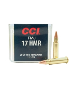 CCI Small Game 17 HMR 20 Grain TNT FMJ - 50 Rounds