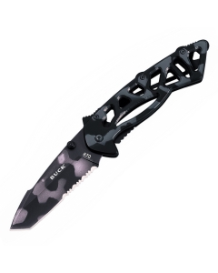BUCK Bone Folding Knife - Tiger Stripe