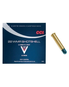 CCI Shotshell 22 WMR 52 Grain #12 Shot - Box of 20