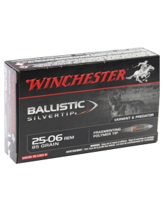 Winchester Supreme 25-06 Rem 85gr Ballistic Silvertip - 20 Rounds