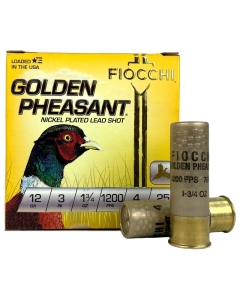 Fiocchi Gold Pheasant 12Ga 3" 1 3/4oz 5 Shot - 25 Rounds