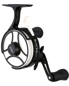 13 Fishing Black Betty Free Fall Ghost Blackout Edition Ice Reel - Left Hand