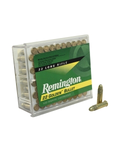 Remington High Velocity Golden Bullet 22 LR 40 Grain Round Nose - 100 Rounds