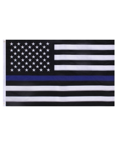 Rothco 3' x 5' Deluxe Thin Blue Line Flag