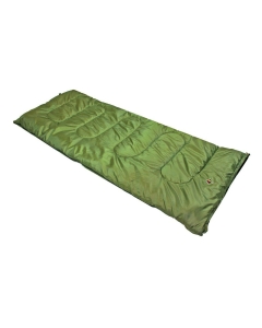 Ledge Sports Ridge +30 Classic Rectangular Sleeping Bag with Stuff Sack - Green