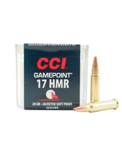 CCI Gamepoint 17 HMR 20 Grain Jacketed Soft Point