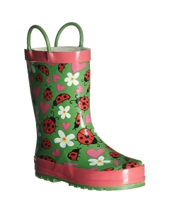 Western Chief Kids Lovely Ladybugs Rain Pull-On Boot
