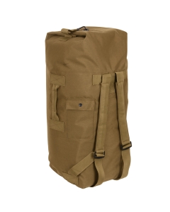 Rothco G.I. Type Enhanced Double Strap Duffle Bag - Coyote Brown