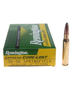 Remington Core-Lokt PSP 30-06 Sprg 150Gr 20 rounds