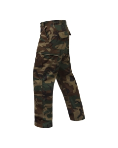 Rothco Relaxed Fit Zipper Fly BDU Pants - Woodland Camo